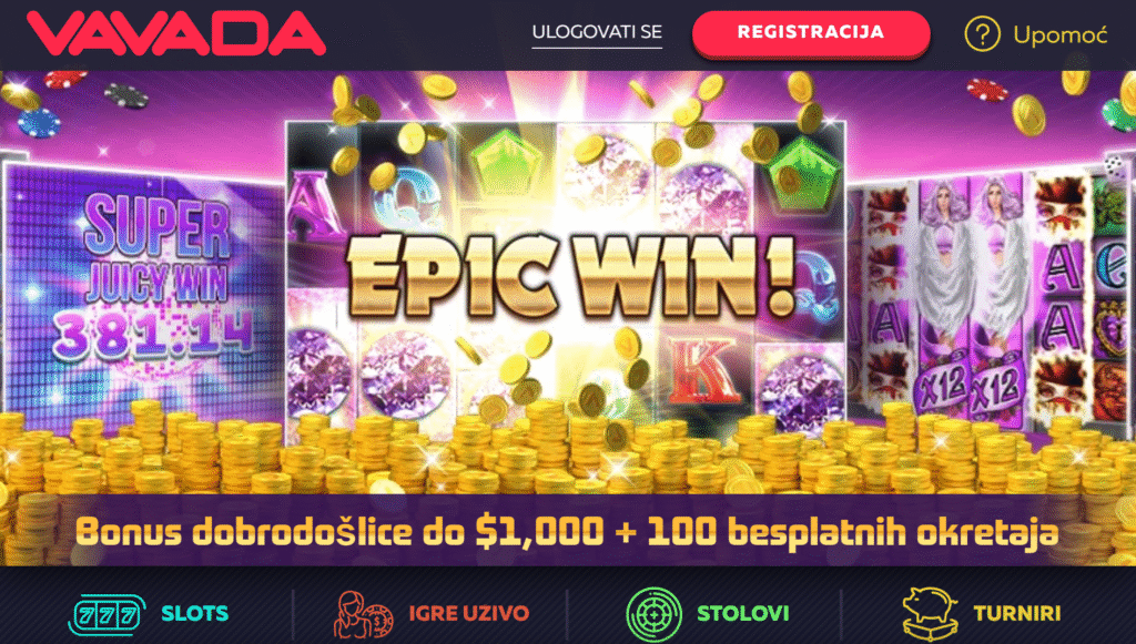 Bonus Dobrodošlice Vavada Kazina