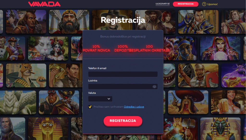 Kako se registrovati na Vavada kazinu – Detaljno objašnjenje korak po korak